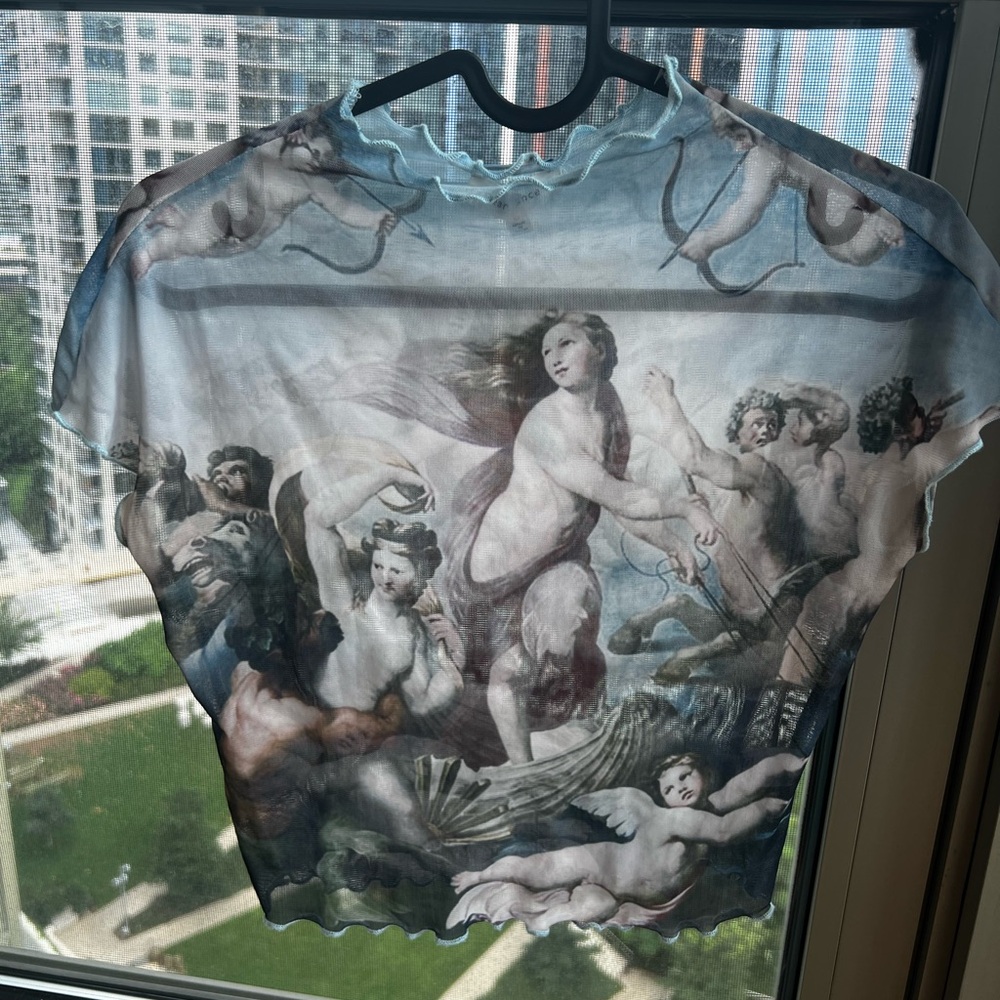 Artistic Sheer Top